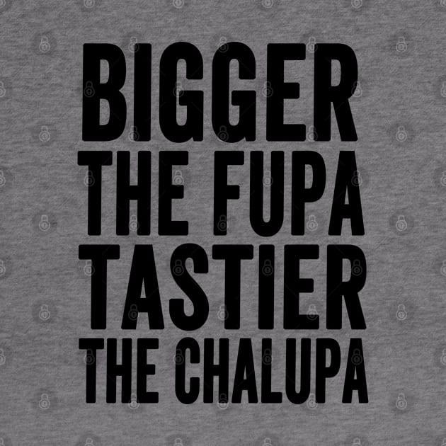 Bigger The Fupa Tastier The Chalupa Gift by Redmart